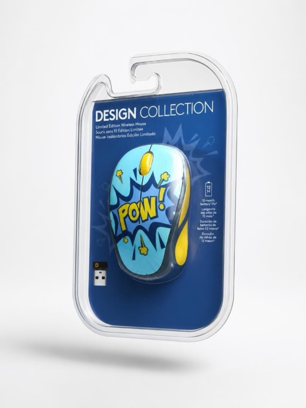 Logitech Limited Edition Wireless Mouse "POW!" Design Collection